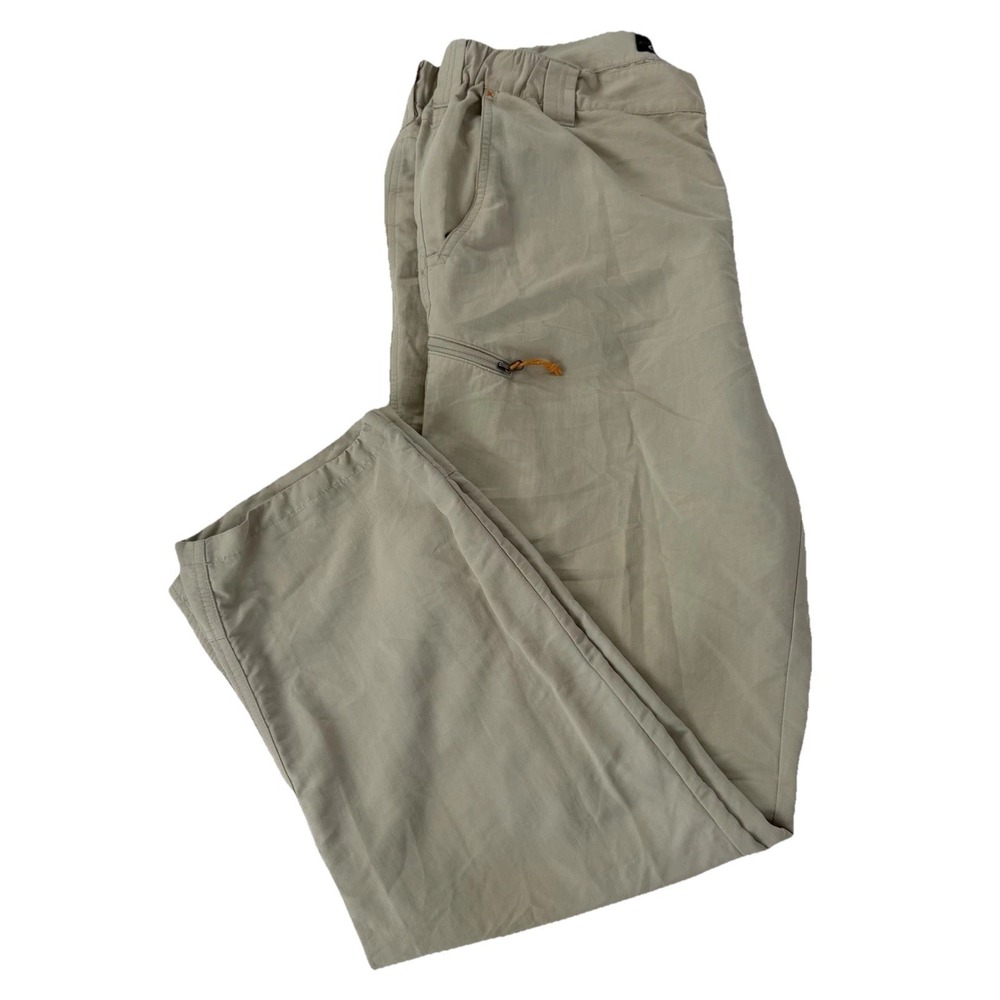 Orvis Jackson Quick-Dry Pants Mens Large 30" Inseam Beige UPF 50 Hiking Nylon
